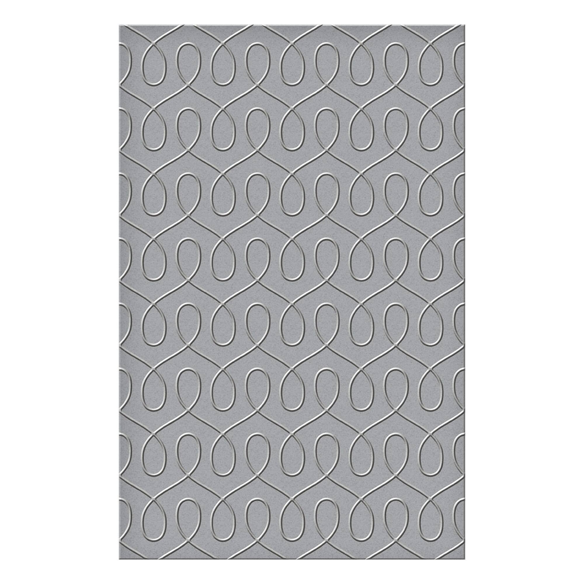 Spellbinders® Loops Be Bold Embossing Folder